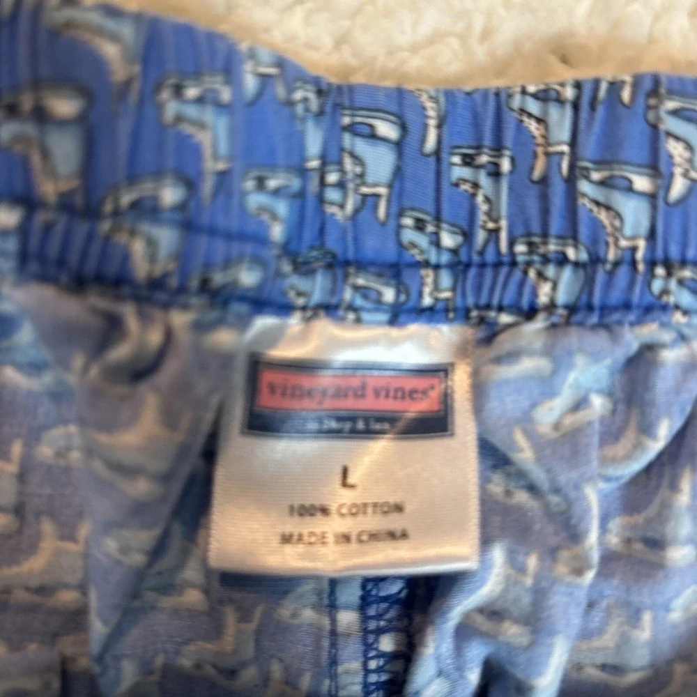 Vineyard Vines by Shep & Ian Pajama Bottoms Pants Large With Skate Shoe Design